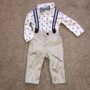 Baby boy dress shirt/slacks set